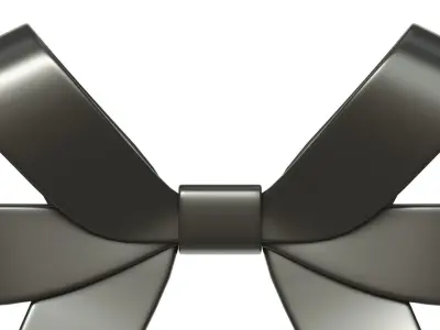 Christmas Bow Ribbon 58 Low-poly 3D model