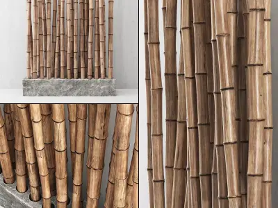 Bamboo decor n25 3D model