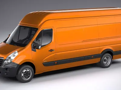 Opel Movano L4H3 2018 3D model