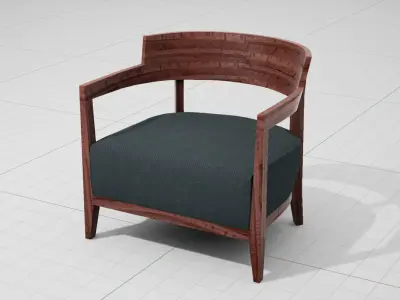 Flexform Jenny Chair UE4 Low-poly 3D model