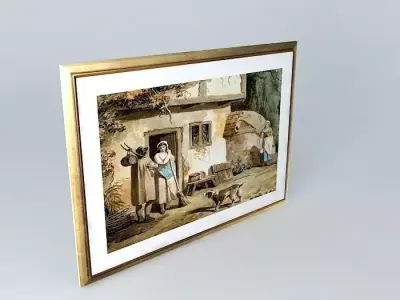 Old England 319th Century Hampshire Free 3D model