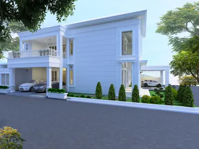 Luxury house 3D model shop