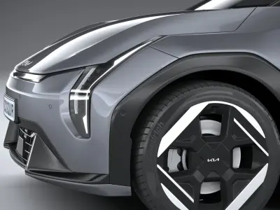 Kia EV4 Hatchback 2026 3D model