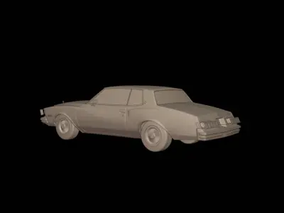 chevrolet monte carlo 1978 3D print model