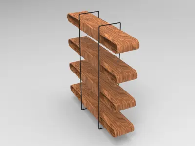 Vigo Bookcase 3D model