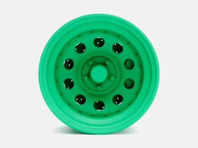 15x10 Gold Nugget Wheel and Brake 3D print model