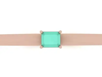 Luxury Emerald Bracelet 0053  3D print model