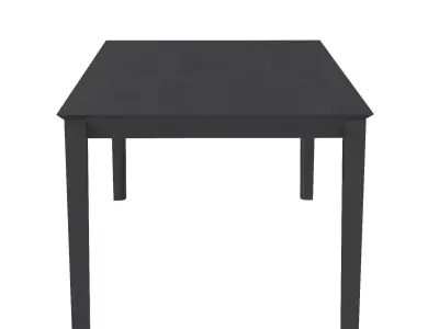 Louise Rectangular Dining Table 3D model