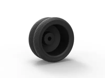  Double wheel 1 3D print model