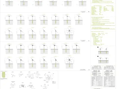 1 MW Solar Tracker System Project Type 1 3D model