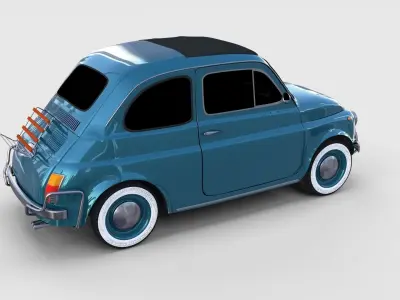 Fiat 1968 500L Luxe rev 3D model