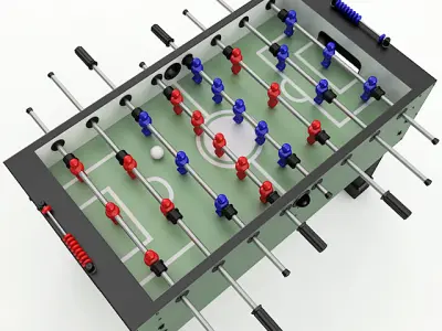 Foosball Table 3D model