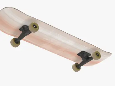 Skate table Low-poly 3D model