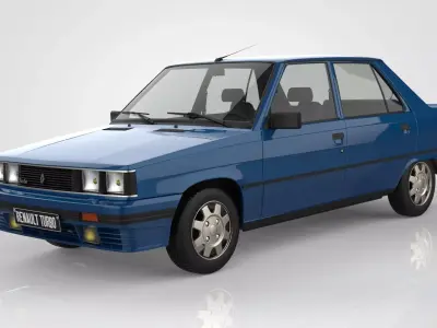 Renault 9 Turbo 1985 3D model