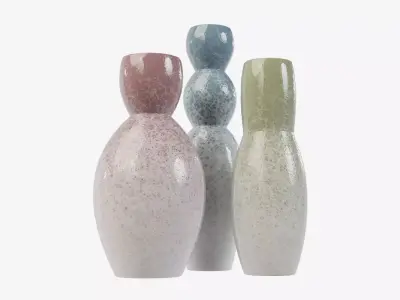 Decorative Vases 01 Low-poly 3D model