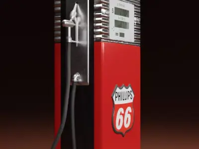 Phillips 66 Fuel pump 3D model