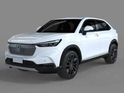 Honda New HR V 3d Model Car 3D model