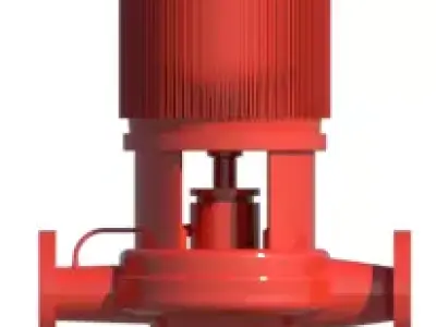 AURORA MODEL 383 INLINE FIRE PUMP 3D model
