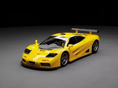 Mclaren F1 GTR 3D model