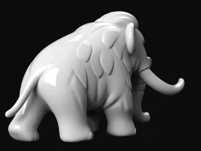 Mammoth 3D print model