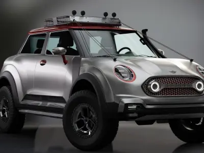 Car Headlight module 3D model