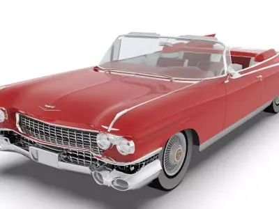 Cadillac Eldorado Biarritz 1959 Low-poly 3D model