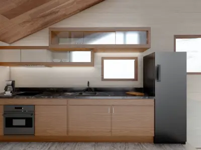 Mountain Villa Free 3D model
