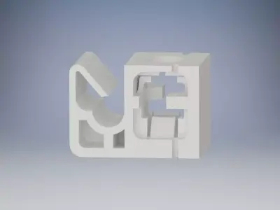 Mitsubishi Lancer MR129462 Brake Fluid Line Clip  3D print model