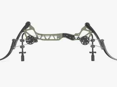 Compound lever action bow 3D model