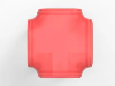Ruba Bar Stool Low-poly 3D model