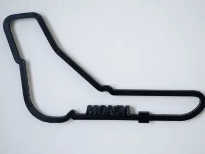 Monza F1 Racing Track 2025 3D print model