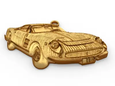 car pendant-03 printable jewelry 3D print model
