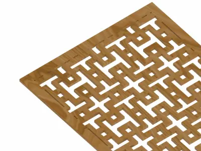 Decorative panel STL 3D model