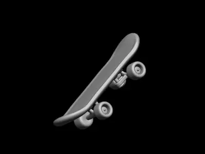  Skate 3D Model for printing STATIC Free 3D print model