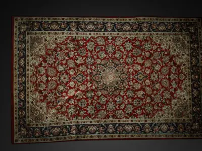 classic rug 3D model purchase