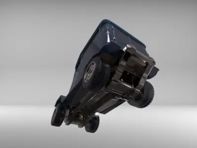 Matchbox toy car anaconda 3D model