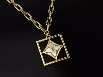 Louis Vuitton Pendant 3D print model