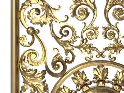 decorative pattern ready for 3D printing 3D model 12