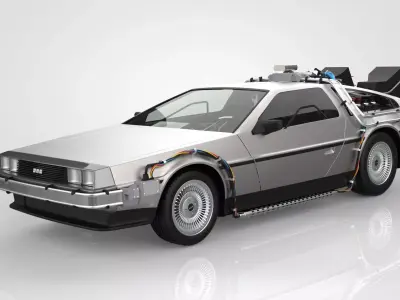 Delorean Time Machine Episode 1 3D model