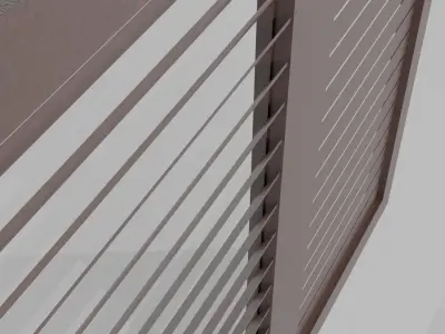 Basic Window Low-poly 3D model