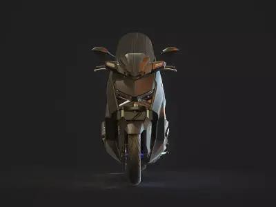 Base model Yamaha X Max 300 2024 3D model