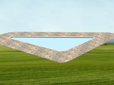 pool triangle format Free 3D model