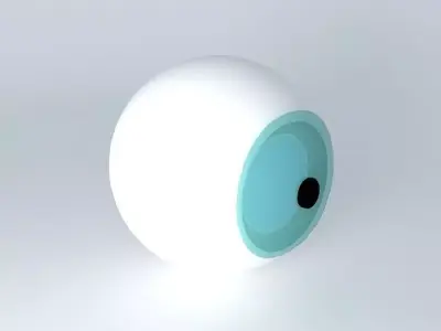 3D EYEBALL lamp 3D model
