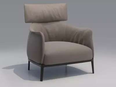 Archibald Lounge Chair 3D model