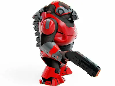 ALIEN TROOPER X-5 Rigged for Unreal Engine - Unity - MIXAMO 3D model