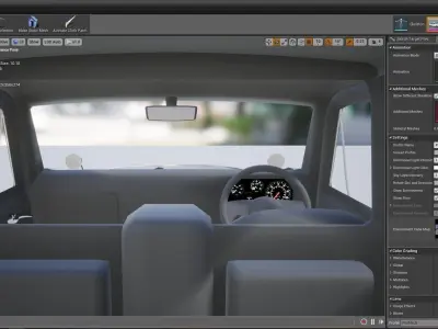 London Cab Austin Morris FX4 Taxi 3D model Low-poly 3D model