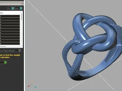 Fancy Womens Rings Plain Rings Ready STL 3DM Models Rings 3D print model 6