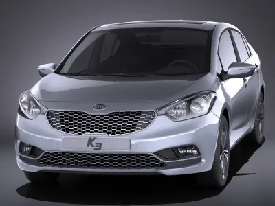 Kia Cerato k3 forte 2016 VRAY 3D model