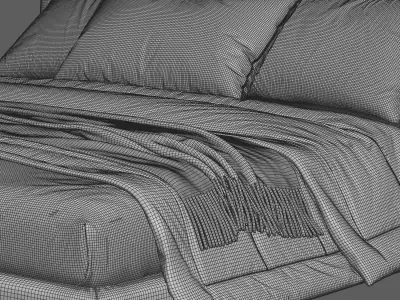 Bed Colection 04 - 10 Items 3D model