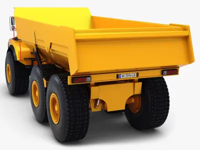Articulated Dump Truck v 1 3D model
